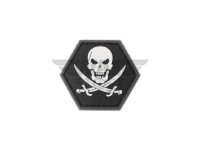 No Fear Pirate Rubber Patch
