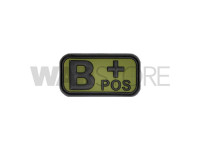 Bloodtype Rubber Patch B Pos