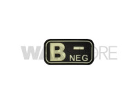 Bloodtype Rubber Patch B Neg