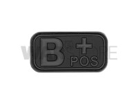 Bloodtype Rubber Patch B Pos
