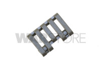5-Slot Rail Cover with Wire Loom